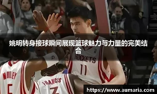 姚明转身接球瞬间展现篮球魅力与力量的完美结合