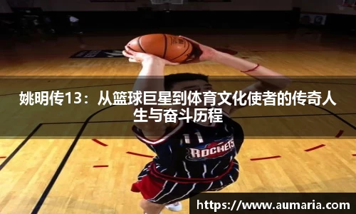 姚明传13：从篮球巨星到体育文化使者的传奇人生与奋斗历程
